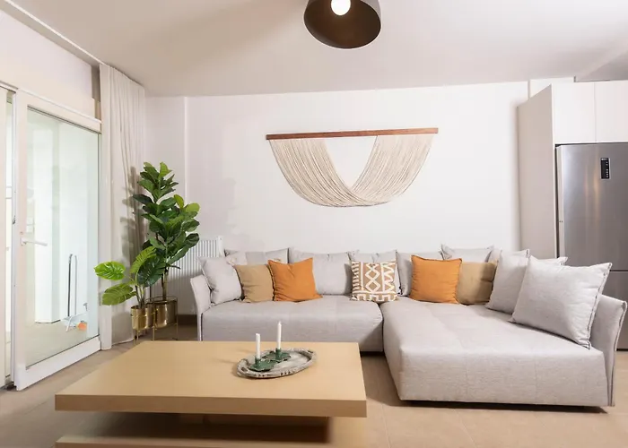 Villa The View - Beachfront, 5 Bedrooms, Bbq, View Pefkochori